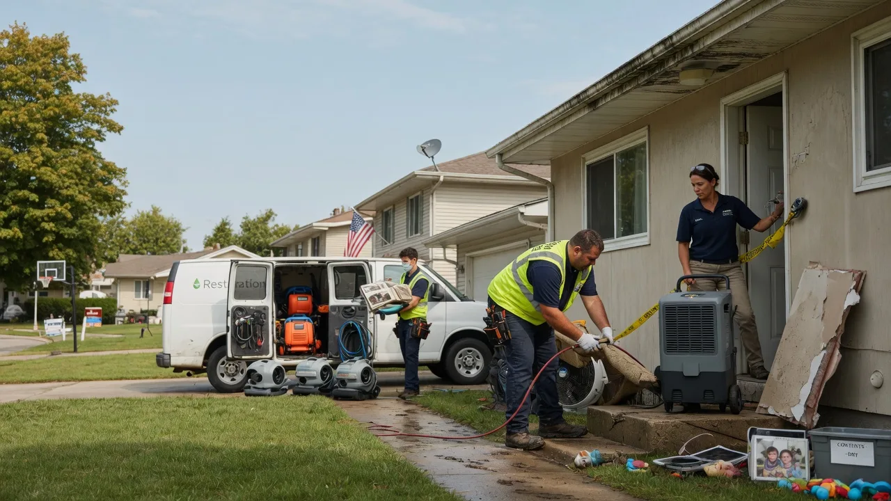 Water Damage Restoration in Mossville, IL near me